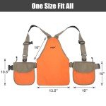 HUNTPAL Blaze Orange Upland Hunting Vest & Backpack