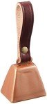 Auburn Leathercrafters Durable Leather Strap Cow Bell
