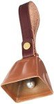 Auburn Leathercrafters Durable Leather Strap Cow Bell