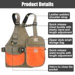 HUNTPAL Blaze Orange Upland Hunting Vest & Backpack