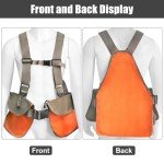 HUNTPAL Blaze Orange Upland Hunting Vest & Backpack