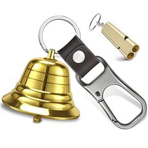 NedFoss 2" Loud Bear Bell with Whistle Set