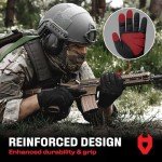 Water-Resistant Tactical Shooting Gloves for Upland Hunting