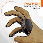 PIG Delta Tactical Shooting Gloves - Coyote Brown