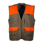 Gamehide Mid-Weight Upland Hunting Vest, Khaki/Orange