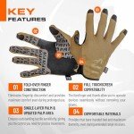 PIG Delta Tactical Shooting Gloves - Coyote Brown