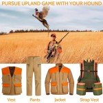 Blaze Orange Upland Hunting Vest for Men