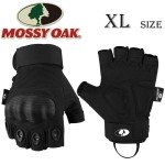 Mossy Oak Fingerless Tactical Gloves with Hard Knuckle