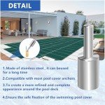 10-Piece Brass Pool Cover Anchor Removal Kit