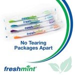 FreshMint Premium Toothbrushes with Easy Grip Handles