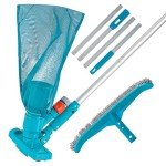Deluxe Swimming Pool Maintenance Kit with Vacuum & Brush