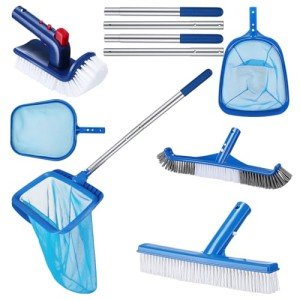 7-Piece Pool Cleaning Kit with Adjustable Pole