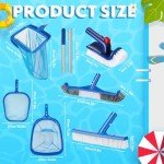 7-Piece Pool Cleaning Kit with Adjustable Pole