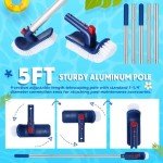 7-Piece Pool Cleaning Kit with Adjustable Pole