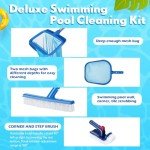 7-Piece Pool Cleaning Kit with Adjustable Pole
