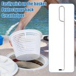 Stainless Steel Pool Skimmer Basket Tool – 14.57in