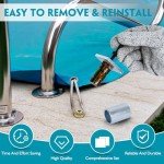 Zylorix 10-Piece Brass Pool Anchor Removal Kit