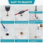 Zylorix 10-Piece Brass Pool Anchor Removal Kit