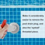 Pool Plug Removal Tool with Comfortable Grip