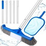 3-Piece Pool Cleaning Kit with Telescopic Pole