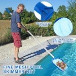 3-Piece Pool Cleaning Kit with Telescopic Pole