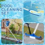 3-Piece Pool Cleaning Kit with Telescopic Pole