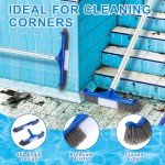 3-Piece Pool Cleaning Kit with Telescopic Pole