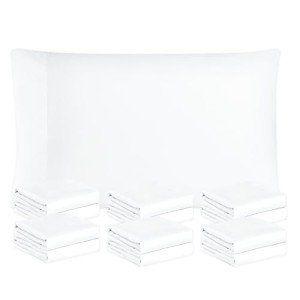 FreshCulture Queen Pillowcases 12-Pack Soft Microfiber