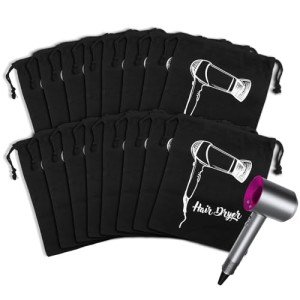 Bulk Hair Dryer Storage Bags, 8 Pack