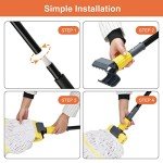 Heavy Duty 60" Industrial Mop with Handle