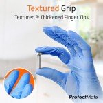 XL Blue Nitrile Disposable Gloves - Box of 100