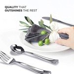160 Pack Silver Disposable Cutlery Set