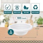 R-kay Heavy Duty Disposable Plastic Bowls - 100 Count