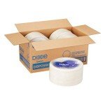 Dixie Basic 8.5" Lightweight White Paper Plates
