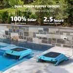 Solar-Powered Automatic Pool Skimmer Robot Cleaner