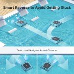 Solar-Powered Automatic Pool Skimmer Robot Cleaner