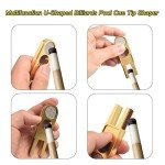 5-in-1 Billiards Cue Tip Trimmer and Shaper