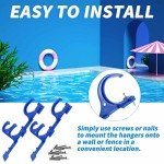 2 Pack Pool Pole Hanger Hooks for Maintenance