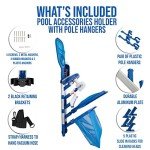 AquaMate Pool Accessories Holder and Organizer Hooks