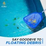 EcoNour Skimmer Net with Pole for Easy Pool Cleaning