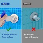 Pool Plug Removal Tool with Comfortable Handle