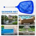 EcoNour Skimmer Net with Pole for Easy Pool Cleaning