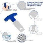 Pool Plug Removal Tool with Comfortable Handle