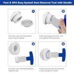 Pool Plug Removal Tool with Comfortable Handle