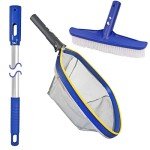 Poolvio Pool Cleaning Kit with Skimmer Net
