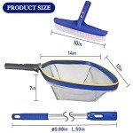 Poolvio Pool Cleaning Kit with Skimmer Net