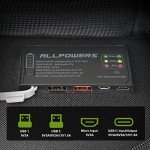 ALLPOWERS 21W Solar Charger with 10000mAh Power Bank