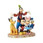 Enesco Disney Traditions by Jim Shore Fab Five The Gangs All Here Figurine, 8.750, Multi-Colored