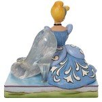 Enesco Jim Shore Disney Traditions Cinderella with Glass Slipper Figurine, 5.39 Inch, Multicolor
