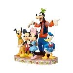 Enesco Disney Traditions by Jim Shore Fab Five The Gangs All Here Figurine, 8.750, Multi-Colored